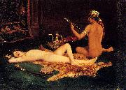 Hermann Faber Reclining Odalisque oil painting